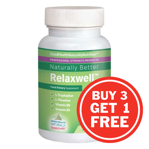 RelaxWell - 4 x 90 Capsules ( ONE POT FREE )